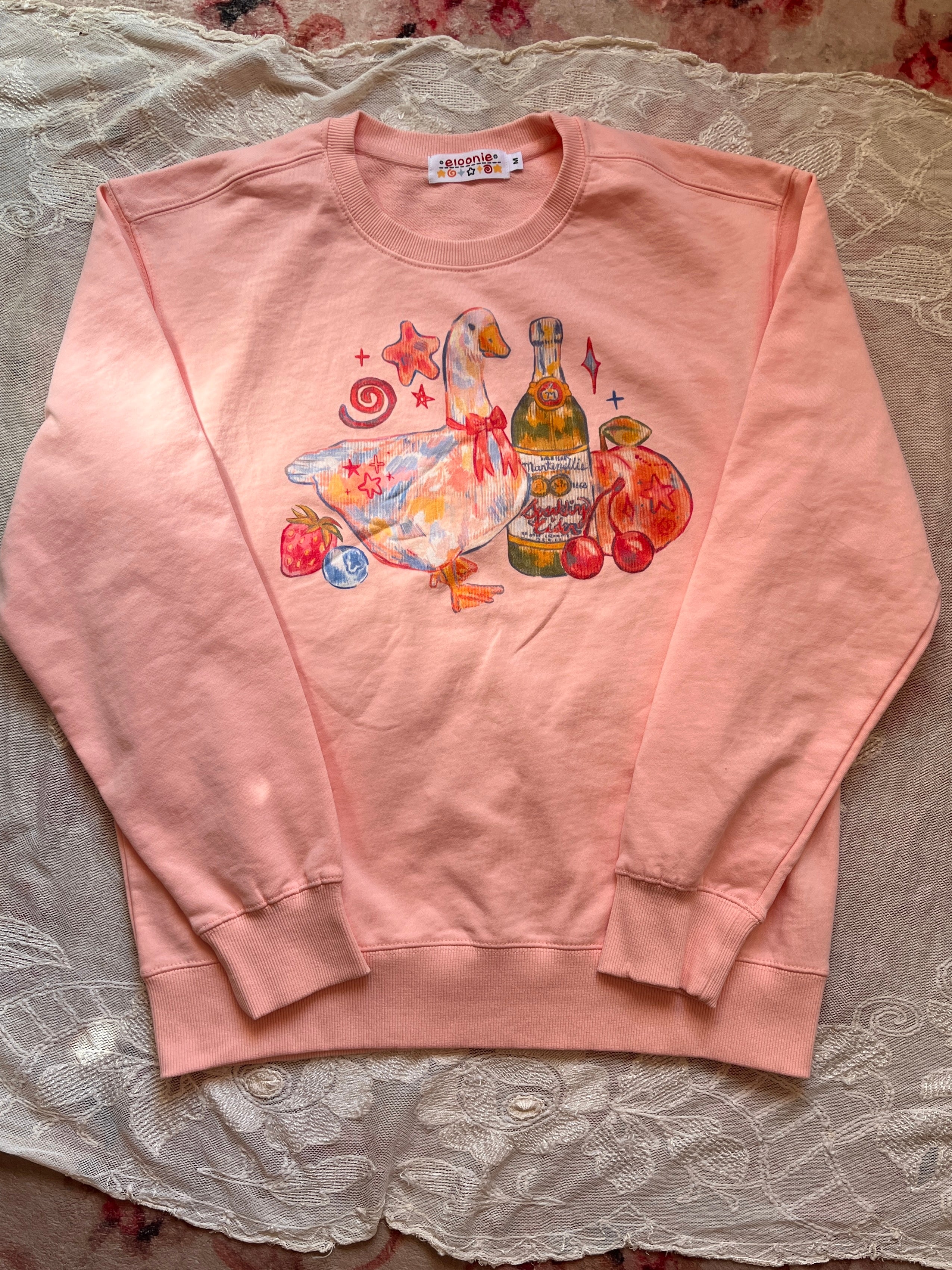 Duck Fruit Sweater PINK