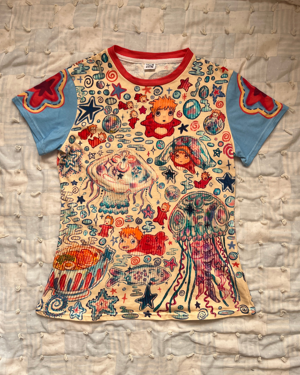 Fishy in the Sea Fitted Tee MISPRINT (M)