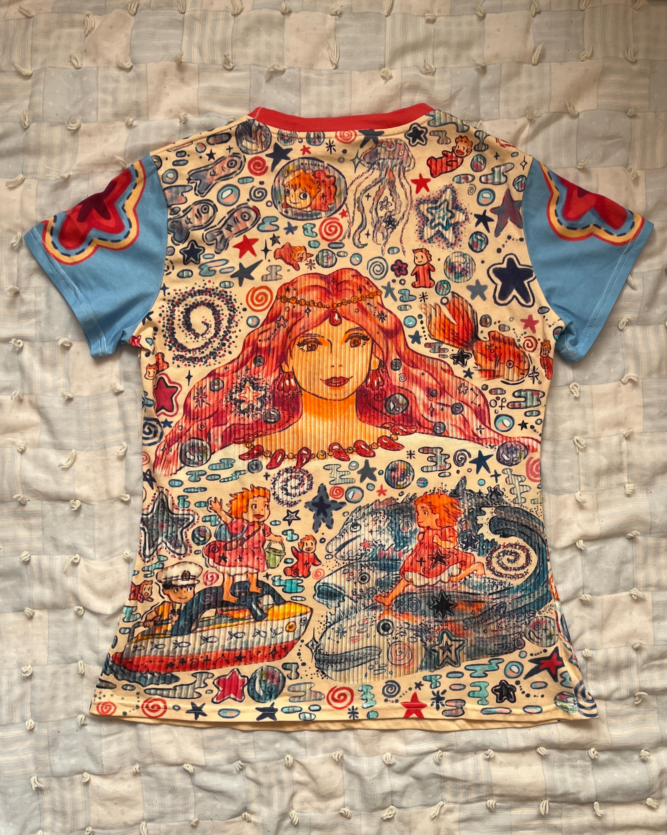 Fishy in the Sea Fitted Tee MISPRINT (M)