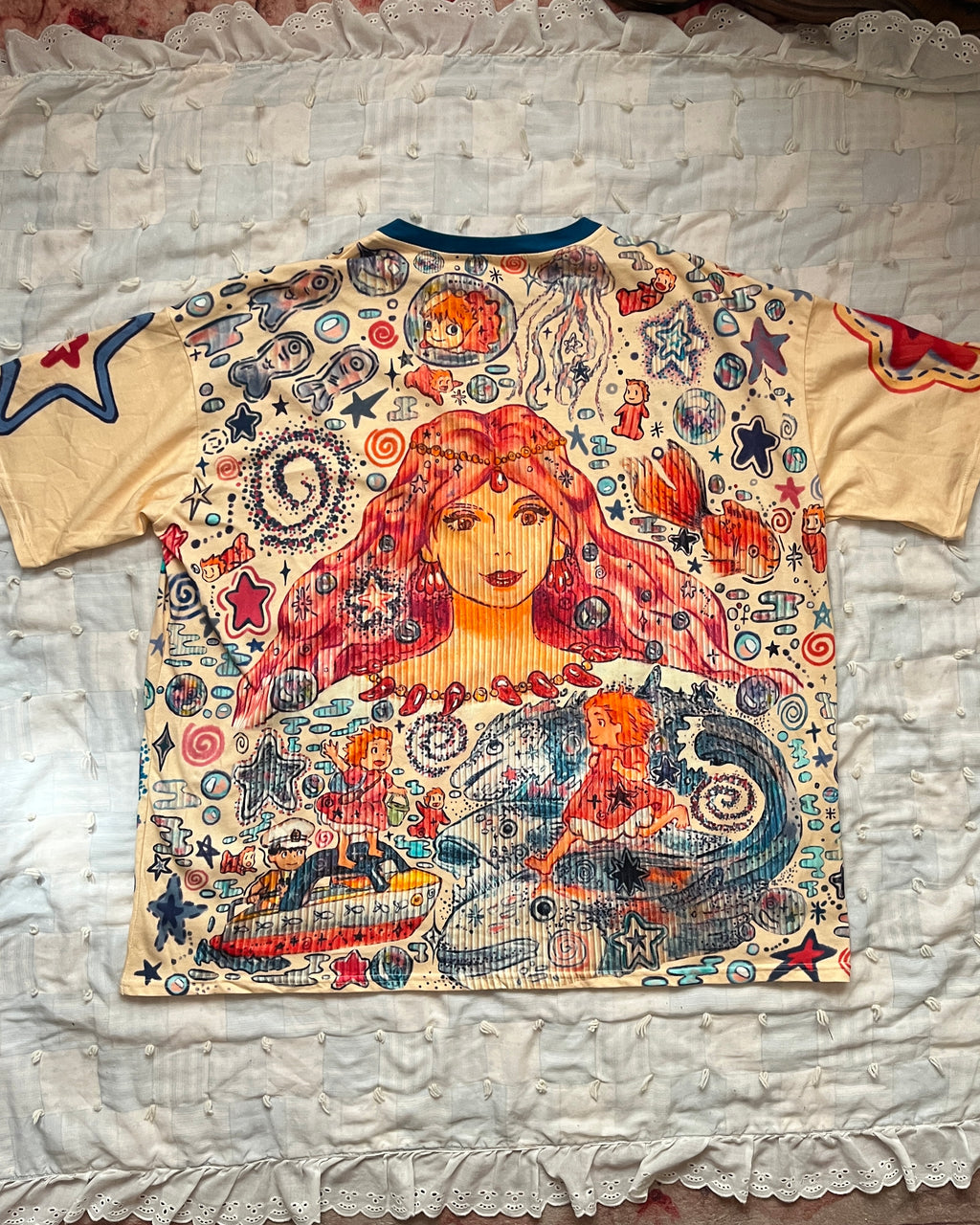 Fishy in the Sea Oversized Tee MISPRINT (M)