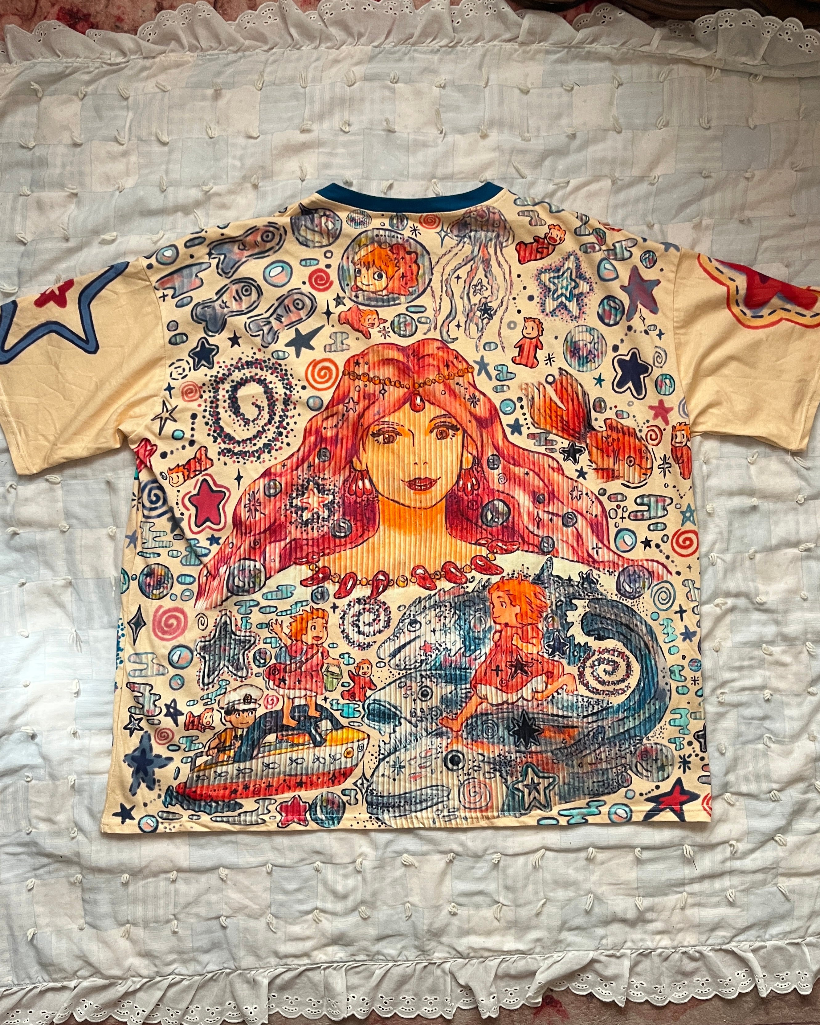 Fishy in the Sea Oversized Tee MISPRINT (M)