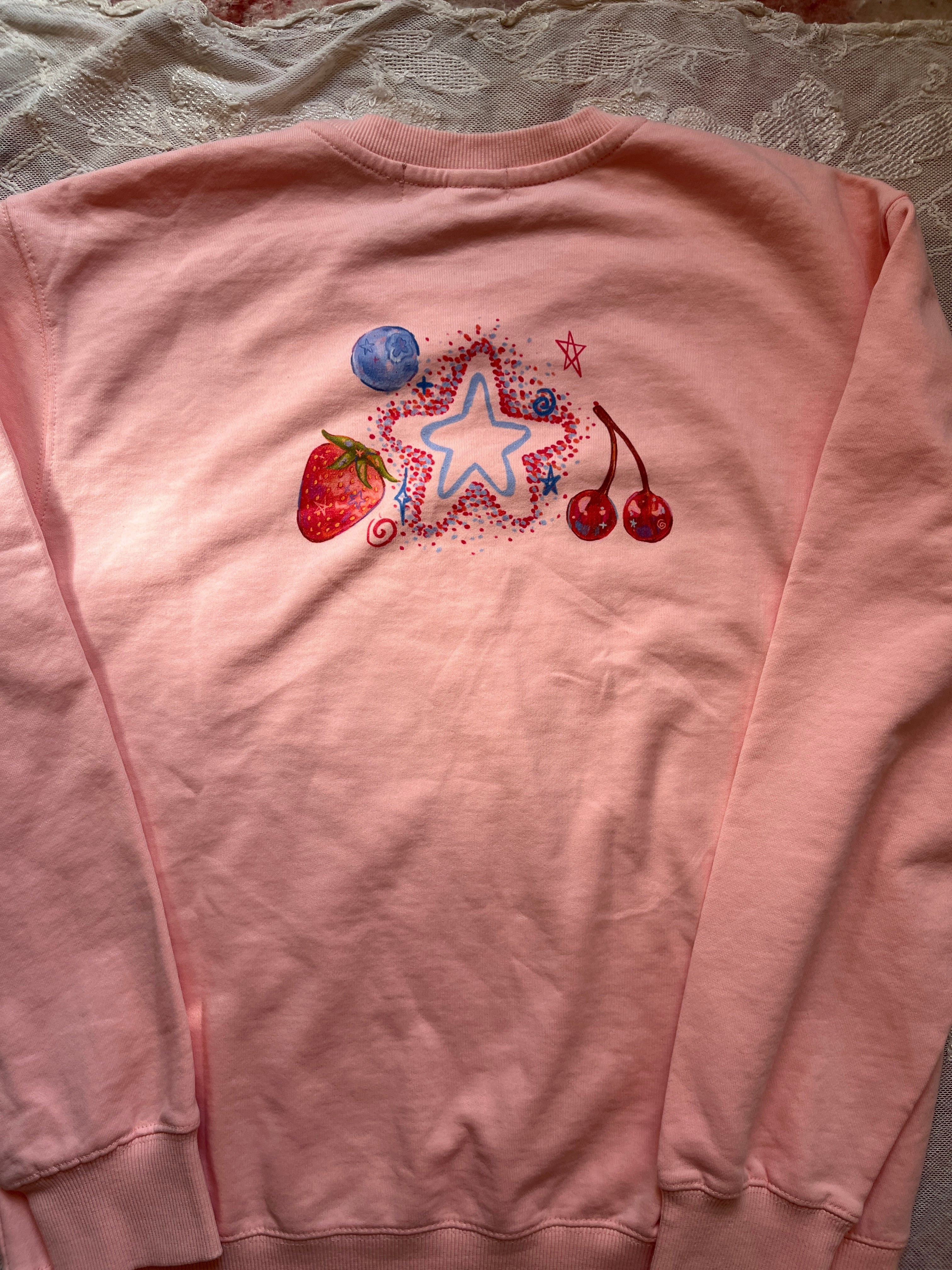 Duck Fruit Sweater PINK