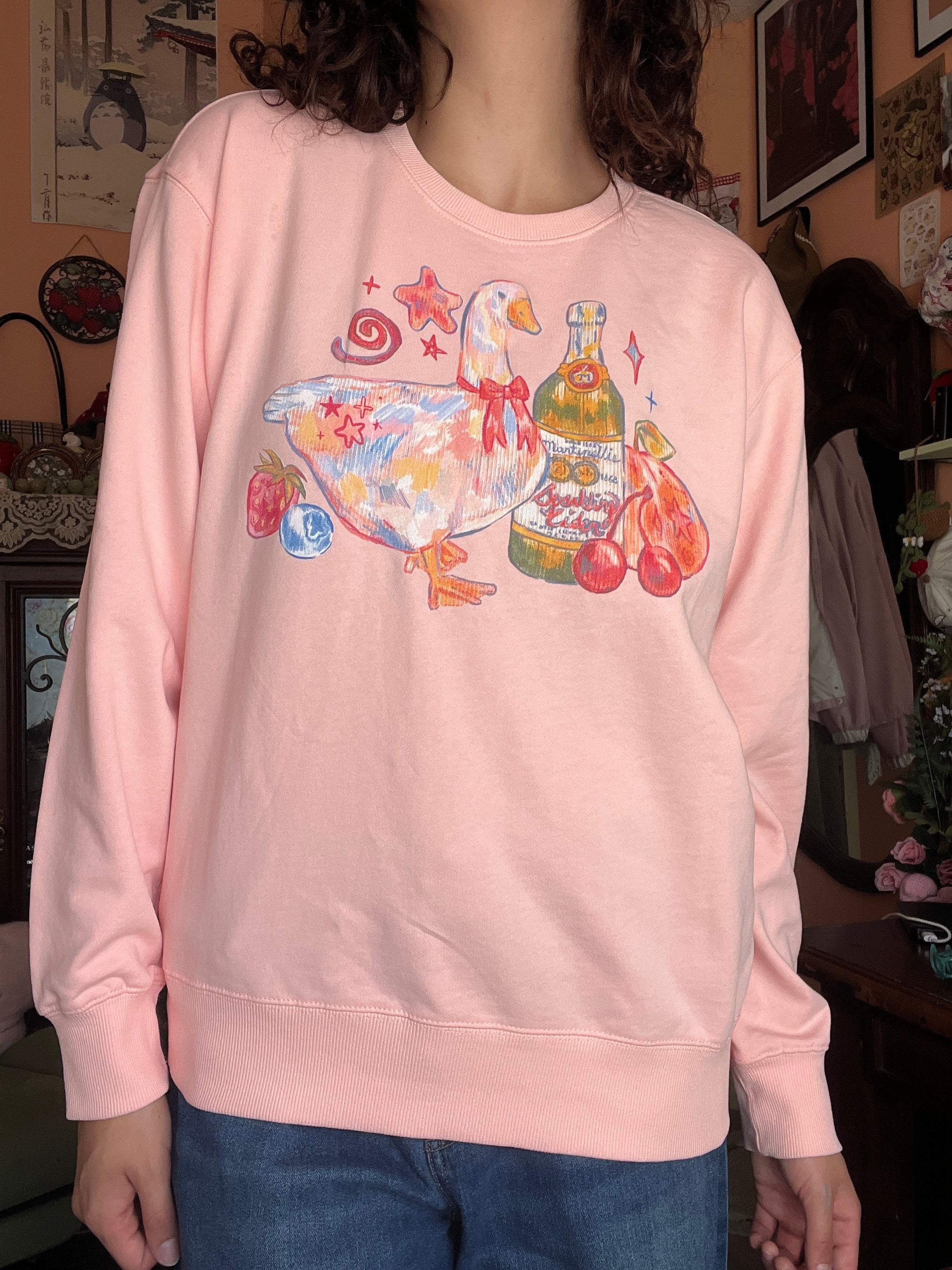 Duck Fruit Sweater PINK