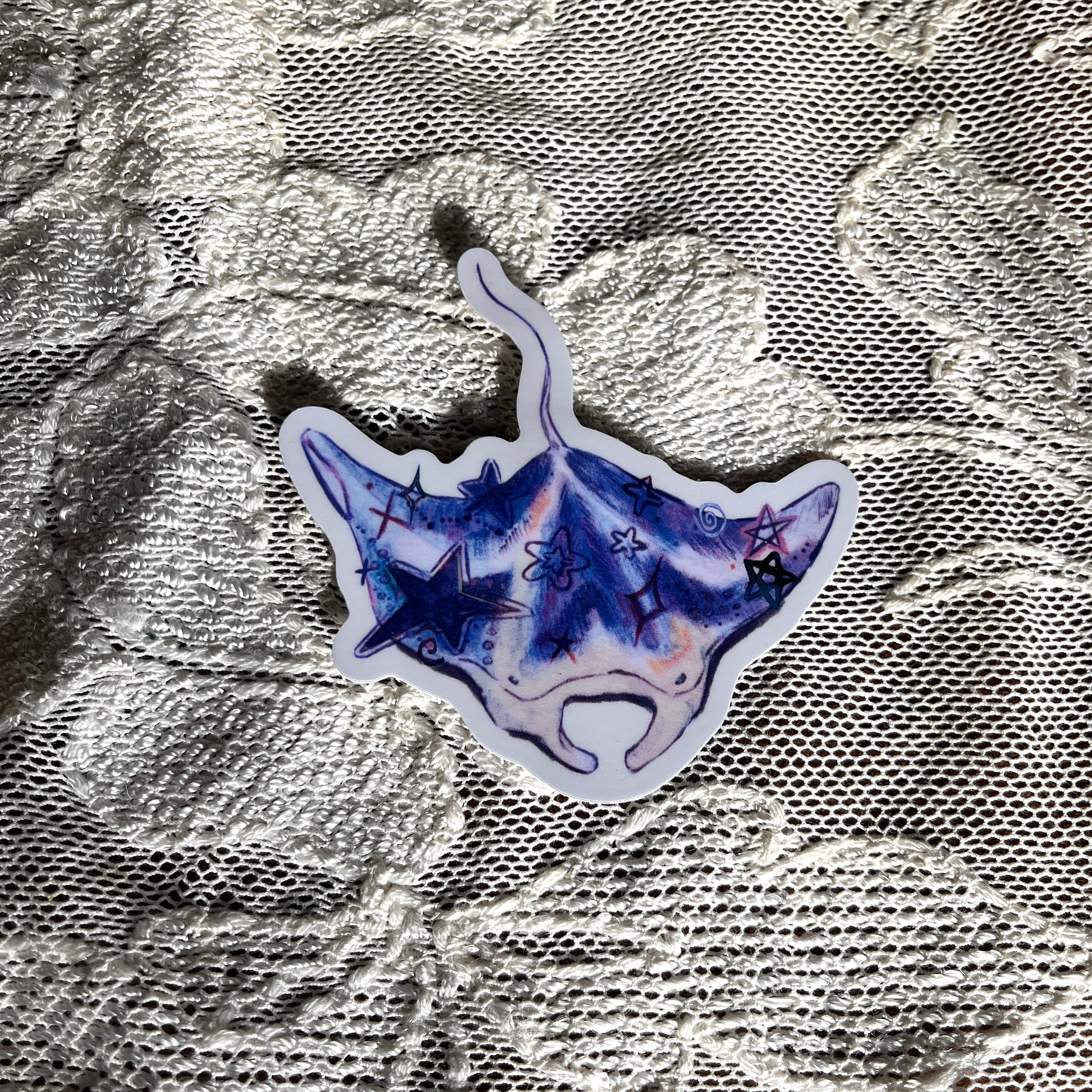 Manta Ray Sticker