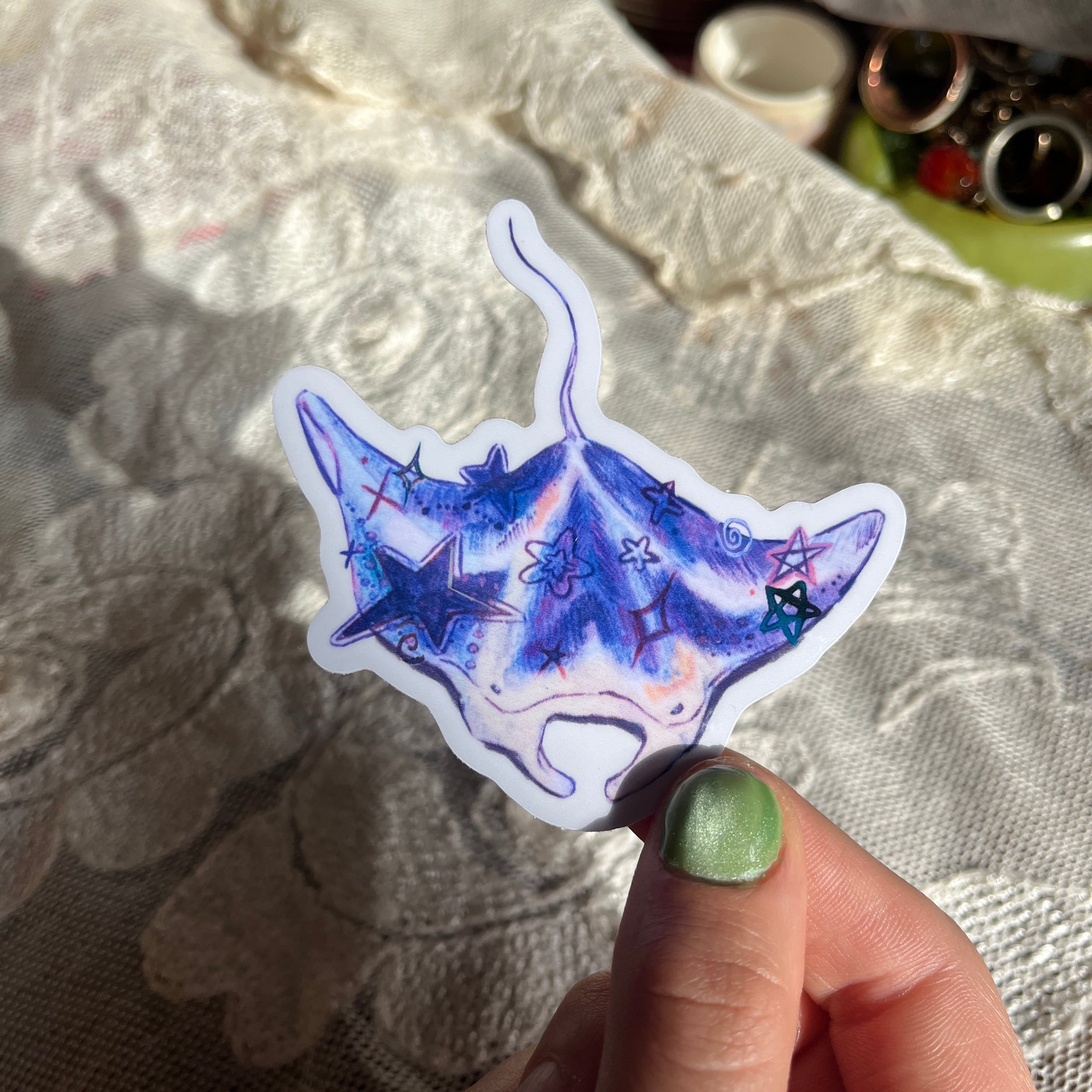 Manta Ray Sticker